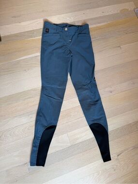 Equiline Slate Blue Equestrian Breeches (IT 40/US 24)